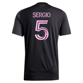 Inter Miami CF Sergio 5 Auswärtstrikot 2025-2026 Günstige Fußballtrikots