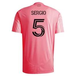Inter Miami CF Sergio 5 Heimtrikot 2025-2026 Günstige Fußballtrikots