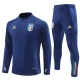 Italien Trainingsanzüge 2024-25 - 1-4 Zip Blau