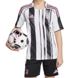 Juventus Heimtrikot Kinder 2025-2026 Günstige Fußballtrikots