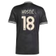 Juventus Kostić 18 Ausweichtrikot 2025-2026 Günstige Fußballtrikots