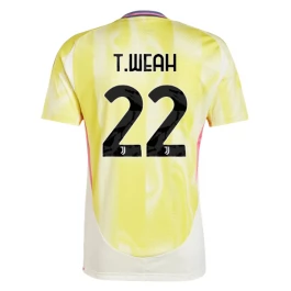 Juventus T.Weah 22 Auswärtstrikot 2024-2025 Günstige Fußballtrikots