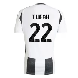 Juventus T.Weah 22 Heimtrikot 2024-2025 Günstige Fußballtrikots
