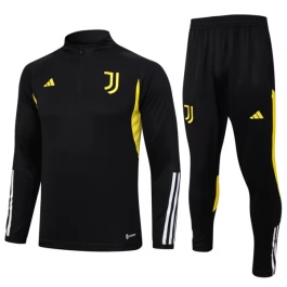 Juventus Trainingsanzüge 2023-24 - 1-4 Zip Schwarz