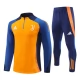 Juventus Trainingsanzüge 2024-25 - 1-4 Zip Blau Orange