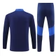 Juventus Trainingsanzüge 2024-25 - 1-4 Zip Blau