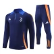 Juventus Trainingsanzüge Kinder 2024-25 - 1-4 Zip Blau