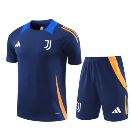 Juventus Trainingsshirt Anzüge 2024-25 - Shorts Blau
