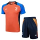 Juventus Trainingsshirt Anzüge Kinder 2024-25 - Shorts Orange Blau