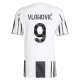 Juventus Vlahović 9 Heimtrikot 2025-2026 Günstige Fußballtrikots