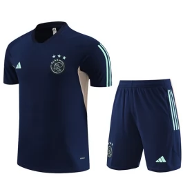 Kinder AFC Ajax Trainingsshirt Anzüge 2023-24 - Shorts Blau