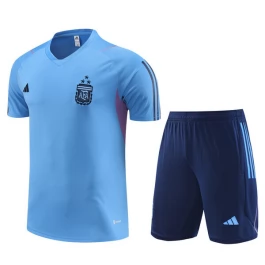 Kinder Argentinien Trainingsshirt Anzüge 2023-24 - Shorts Blau Kinder Argentinien Trainingsshirt Anzüge 2023-24 - Shorts Blau