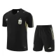 Kinder Argentinien Trainingsshirt Anzüge 2023-24 - Shorts Schwarz