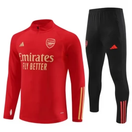 Kinder Arsenal Trainingsanzüge 2023-24 - 1-4 Zip Rot