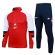 Kinder Arsenal Trainingsanzüge 2023-24 - 1-4 Zip Rot