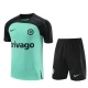 Kinder Chelsea Trainingsshirt Anzüge 2023-24 - Shorts Grün