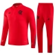 Kinder CR Flamengo Trainingsanzüge 2023-24 - 1-4 Zip Rot