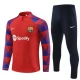 Kinder FC Barcelona Trainingsanzüge 2023-24 - 1-4 Zip Rot Blau