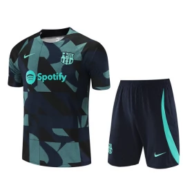 Kinder FC Barcelona Trainingsshirt Anzüge 2023-24 - Shorts Blau Camouflage Kinder FC Barcelona Trainingsshirt Anzüge 2023-24 - Shorts Blau Camouflage