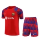 Kinder FC Barcelona Trainingsshirt Anzüge 2023-24 - Shorts Blau Rot