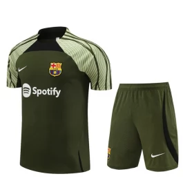 Kinder FC Barcelona Trainingsshirt Anzüge 2023-24 - Shorts Dark Grün Kinder FC Barcelona Trainingsshirt Anzüge 2023-24 - Shorts Dark Grün