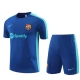 Kinder FC Barcelona Trainingsshirt Anzüge 2023-24 - Shorts Marineblau