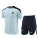 Kinder Frankreich Trainingsshirt Anzüge 2024-25 - Shorts Blau