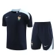 Kinder Frankreich Trainingsshirt Anzüge 2024-25 - Shorts Dark Blau