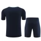 Kinder Frankreich Trainingsshirt Anzüge 2024-25 - Shorts Dark Blau