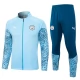 Kinder Manchester City Trainingsjackenanzüge 2023-24 - Blau