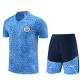Kinder Manchester City Trainingsshirt Anzüge 2023-24 - Shorts Blau