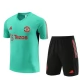 Kinder Manchester United Trainingsshirt Anzüge 2023-24 - Shorts Grün