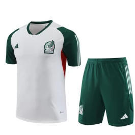 Kinder Mexiko Trainingsshirt Anzüge 2023-24 - Shorts Weiß