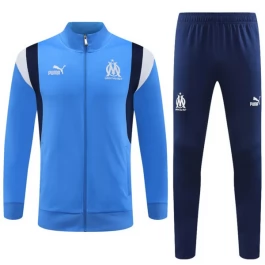 Kinder Olympique de Marseille Trainingsjackenanzüge 2023-24 - Blau Kinder Olympique de Marseille Trainingsjackenanzüge 2023-24 - Blau