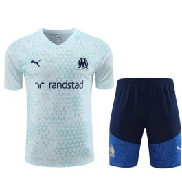Kinder Olympique de Marseille Trainingsshirt Anzüge 2023-24 - Shorts Blau
