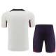 Kinder Paris Saint Germain PSG Trainingsshirt Anzüge 2023-24 - Shorts Weiß Lila