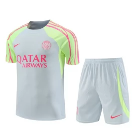 Kinder Paris Saint Germain PSG Trainingsshirt Anzüge 2023-24 - Shorts Weiß Pink