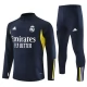 Kinder Real Madrid Trainingsanzüge 2023-24 - 1-4 Zip Navy