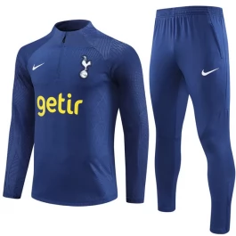 Kinder Tottenham Hotspur Trainingsanzüge 2023-24 - 1-4 Zip Blau Kinder Tottenham Hotspur Trainingsanzüge 2023-24 - 1-4 Zip Blau