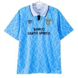 Lazio Rom Heimtrikot Retro 1991-1992 Günstige Fußballtrikots