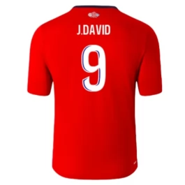 Lille OSC J.David 9 Heimtrikot 2024-2025 Günstige Fußballtrikots