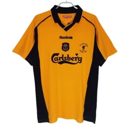 Liverpool Auswärtstrikot Retro 2000-2001 Günstige Fußballtrikots