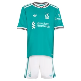Liverpool Ausweichtrikot Kinder 2025-2026 Günstige Fußballtrikots