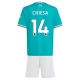 Liverpool Chiesa 14 Ausweichtrikot Kinder 2025-2026 Günstige Fußballtrikots