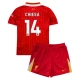 Liverpool Chiesa 14 Heimtrikot Kinder 2024-2025 Günstige Fußballtrikots