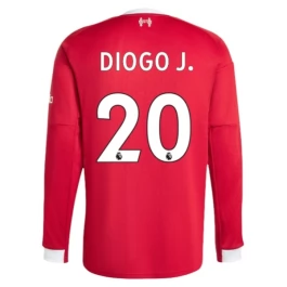 Liverpool Diogo J. 20 Heimtrikot 2025-2026 L/S Günstige Fußballtrikots