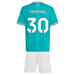 Liverpool Frimpong 30 Ausweichtrikot Kinder 2025-2026 Günstige Fußballtrikots