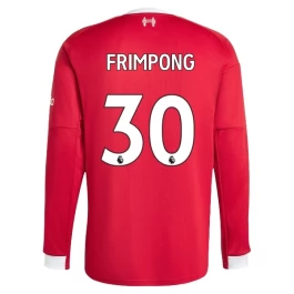 Liverpool Frimpong 30 Heimtrikot 2025-2026 L/S Günstige Fußballtrikots