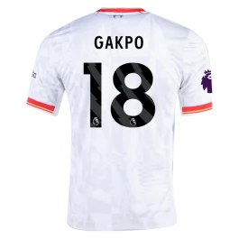 Liverpool Gakpo 18 Ausweichtrikot 2024-2025 Günstige Fußballtrikots