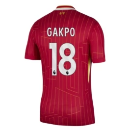 Liverpool Gakpo 18 Heimtrikot 2024-2025 Günstige Fußballtrikots